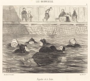 Naiadi della Senna da Honoré Daumier