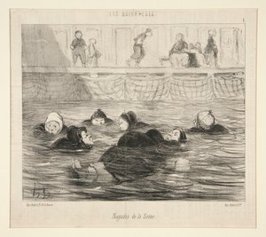 Naiadi della Senna, da Les Baigneuses