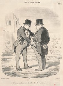 Abbiamo quindi rubato il pallone del signor Green? da Honoré Daumier