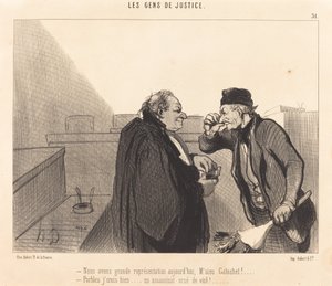 Abbiamo una grande rappresentazione oggi da Honoré Daumier