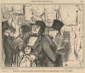 Nuovo sistema di pendolo ... da Honoré Daumier