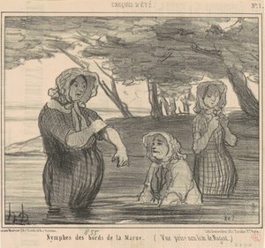 Ninfe dei bordi della marena da Honoré Daumier
