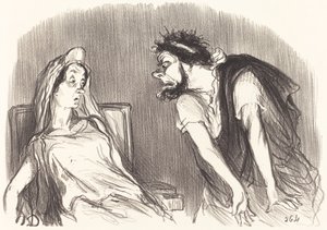 Edipo da Honoré Daumier
