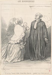 Oh! Signor avvocato, cercate di... da Honoré Daumier