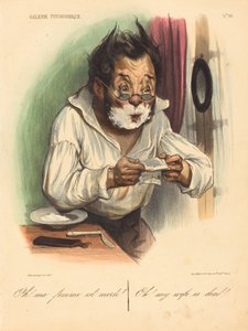 Oh! mia moglie è morta! da Honoré Daumier