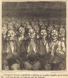 Si dice che i parigini... da Honoré Daumier