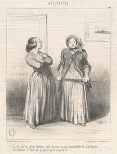 Si dice che le belle donne siano... da Honoré Daumier