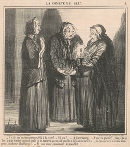 Si dice che si cominci già a vederla... da Honoré Daumier