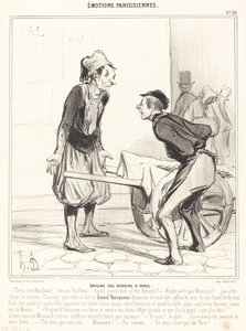 Origine dei beduini a Parigi da Honoré Daumier