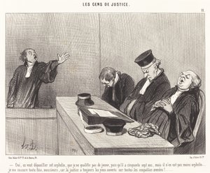 Sì, si vuole spogliare questo orfano... da Honoré Daumier