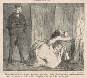 Perdonami, o mio Dio! da Honoré Daumier