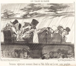 Parigini che rimpiangono vivamente... da Honoré Daumier