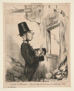 Parlate con il portiere da Honoré Daumier