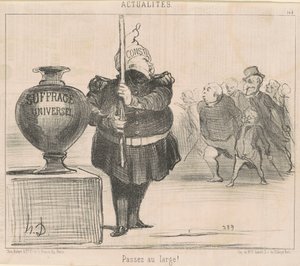 Passate al largo! da Honoré Daumier