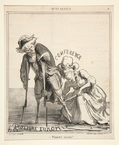 Povero vecchio!, da Actualités da Honoré Daumier