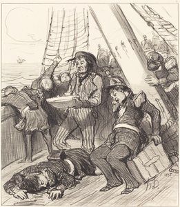 Diversi guardie nazionali che non avevano pensato... da Honoré Daumier