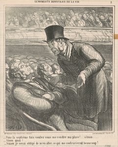 Per la settima volta vuoi restituirmi... da Honoré Daumier