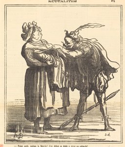Attenzione, signora Maggioranza! da Honoré Daumier