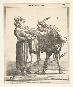 Prenez garde, madame la Majorite! da Honoré Daumier