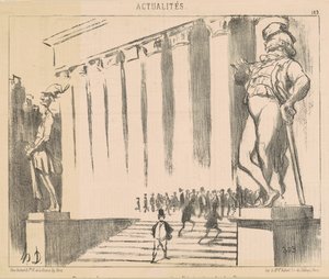 Progetto di Statuti per Ornare ... la Borsa da Honoré Daumier