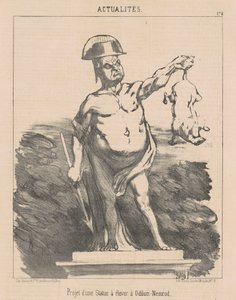 Progetto di una statua ... a Odilon-Nemrod