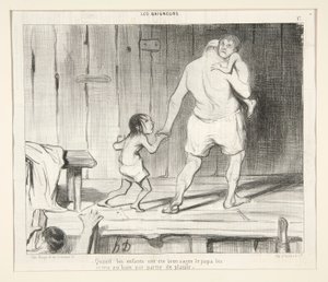 Quando i bambini sono stati molto saggi da Honoré Daumier