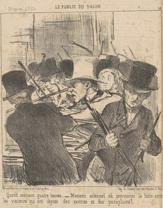 Quando suonano le quattro da Honoré Daumier