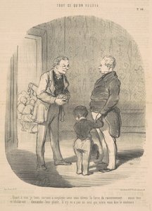 Quanto a me, tengo a impiegare ... la forza del ragionamento da Honoré Daumier