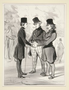 Che Felice Incontro da Honoré Daumier