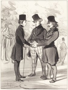 Che felice incontro!... È... da Honoré Daumier