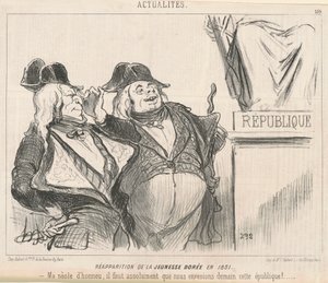 Riapparizione della gioventù dorata nel 1851