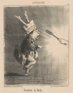 Ricevendo la Ferula da Honoré Daumier