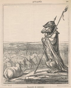 Rinnovata dalla fontana da Honoré Daumier