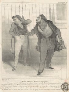 Robert Macaire commis-voyageur da Honoré Daumier