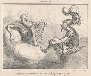 San Mitofano e il dio Marte... da Honoré Daumier