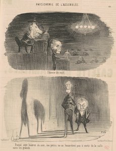 Seduta Notturna da Honoré Daumier
