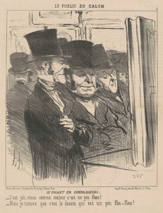 Facendosi passare per intenditori da Honoré Daumier