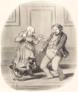 Se rallegrando... della fine della Canicola da Honoré Daumier