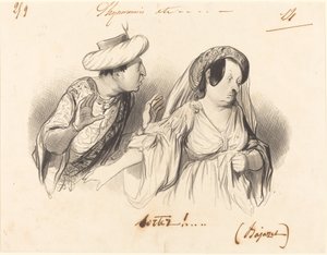 Uscite!... (Bajazet) da Honoré Daumier