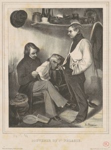 Ricordo di Santa Pelagia da Honoré Daumier