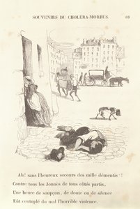 Souvenirs du Choléra-Morbus da Honoré Daumier