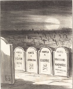 Piazza Napoleone da Honoré Daumier