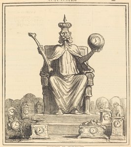 Successore di Carlo Magno da Honoré Daumier