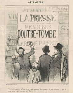 Hai torto a voler affiggere questo... annuncio... da Honoré Daumier