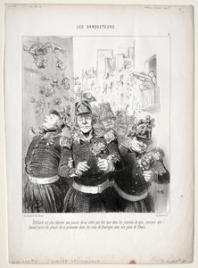 I Banchettatori, Tavola 4: Rifolard è più affascinante che mai... da Honoré Daumier