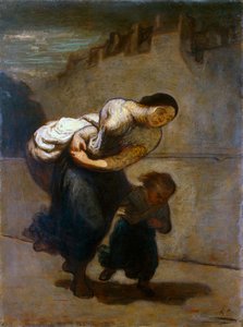Il fardello, 1850-1852 da Honoré Daumier