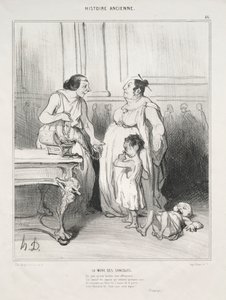 La madre dei Gracchi da Honoré Daumier