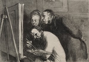 I Pittori: I Pittori e il Borghese da Honoré Daumier