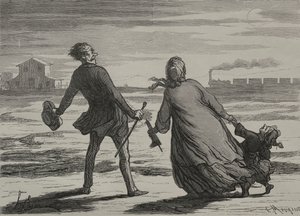 La ferrovia: Troppo tardi da Honoré Daumier