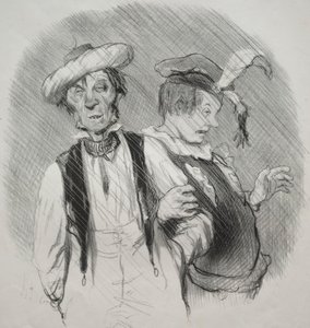 I bei giorni della vita, tavola 18: Martedì grasso da Honoré Daumier